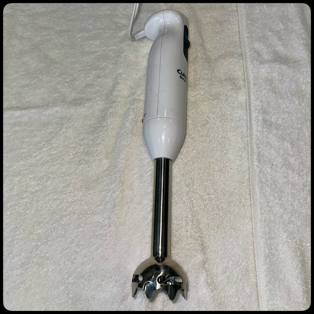🌀🌀🌀Cuisinart White and Silver Hand Blender